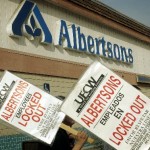 Picketing at a Supermarket Entrance