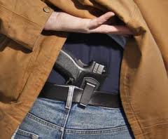 concealed weapon gun in waistband - California law