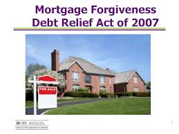 Mortgage Debt Relief Act of 2007