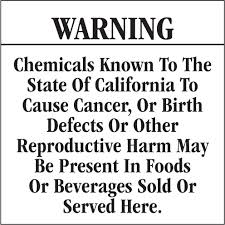 California Safe Drinking Water and Toxic Enforcement Act of 1986