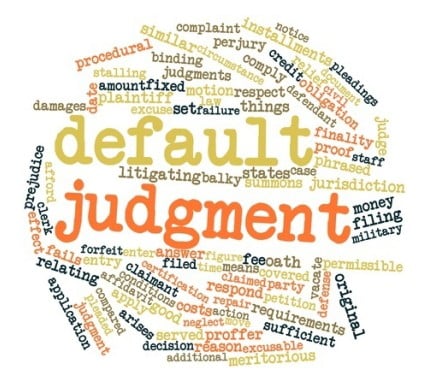 default judgment word group