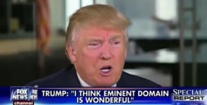 trump eminent domain 