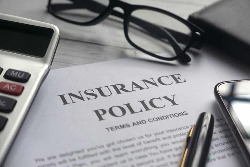A insurance policy paper