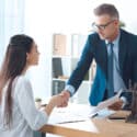 lawyer talking to client about compensatory damages